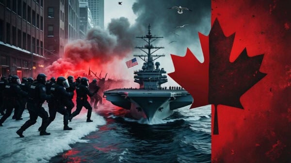 Image | Another MN Killing Fuels Outrage, Trump Threatens 100% Tariffs on Canada, Carrier Group Steams to Iran