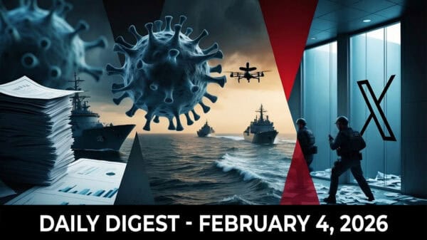 Image | Epstein Files Reveal Pandemic Profit Blueprints, Iranian Gunboats Threaten US Tanker, France Raids X Office