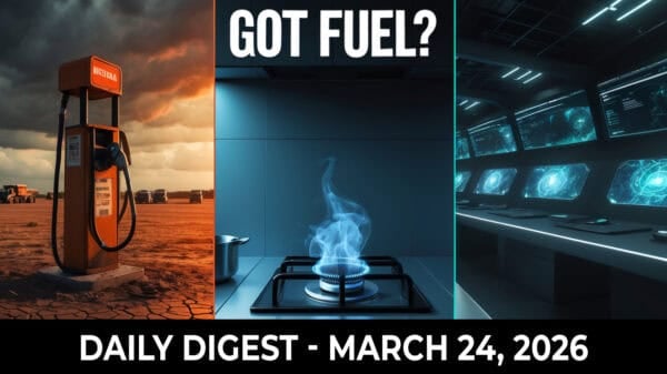 Image | Fuel Shortages and Rationing Begin, Trump Uses LNG Crisis to Force EU Trade Deal, Military Adopts Palantir AI
