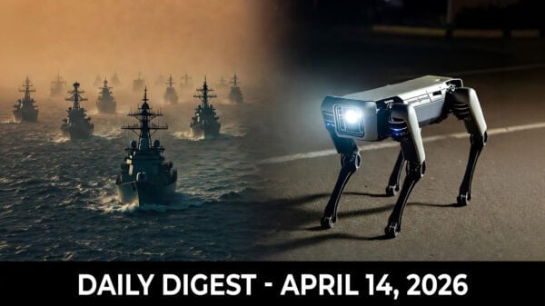 Image | The Iran Blockade Begins, Robot Dogs Patrol Atlanta, and California Targets Investigative Journalism