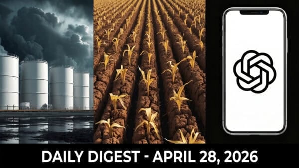 Image | Iran Faces Oil Storage Crisis, Fertilizer Shortage to Cause 5-9% Less Corn, OpenAI Plans iPhone-Killer