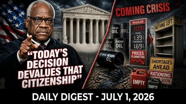 Image | SCOTUS Upholds Birthright Citizenship as Tverberg Warns of Cheap Oil with Shortages and Fuel Rationing