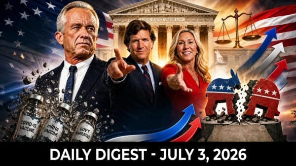 Image | Good News Friday: RFK Jr. Ends COVID Vaccine Liability Protections, Tucker and MTG Push Third Party