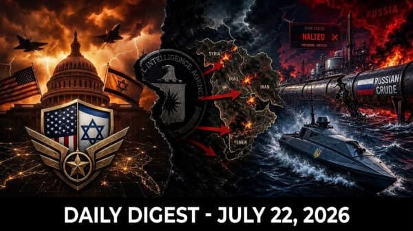 Image | Congress Forces Israel Military Merger, CIA Dissents on Trump’s Iran Strategy as Ukraine Hits Russian Crude