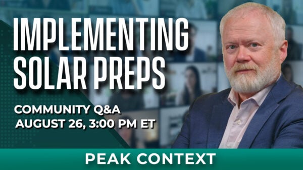 Image | Peak Context: Implementing Solar Preps