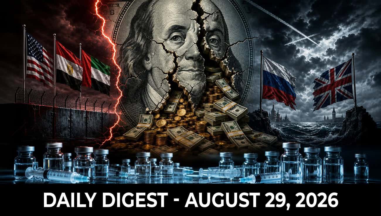 Debt Passes $40T as ‘Outcast’ Sanctions Hit US Allies, Russia Warns UK, and FDA Approves More COVID Jabs